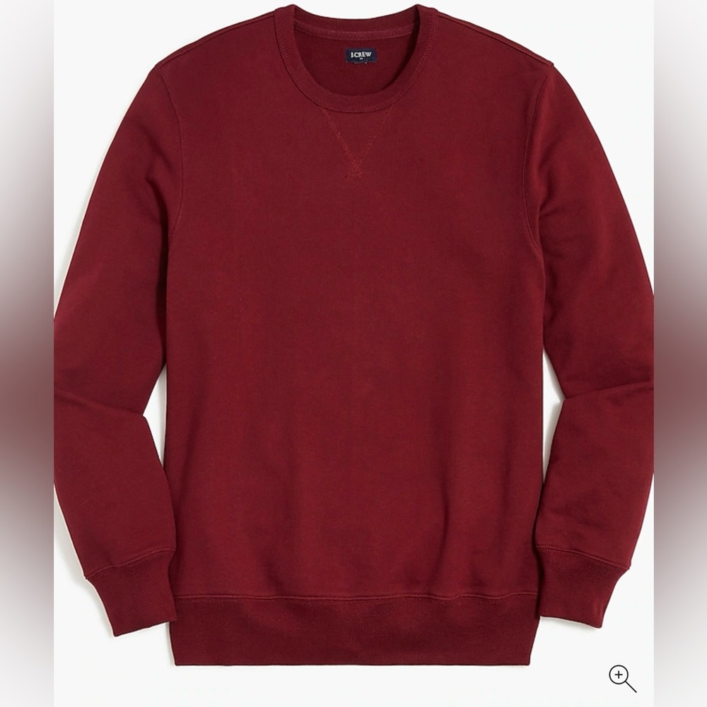 Brand New J Crew Factory Cotton Terry Crewneck Sweater Size L